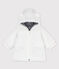 Manteau en sherpa douce bébé. blanc MARSHMALLOW