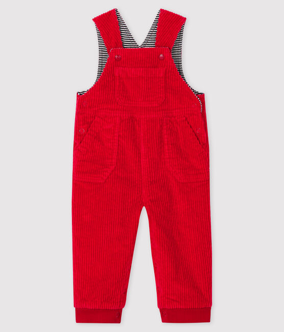 Salopette longue bébé garçon rouge TERKUIT