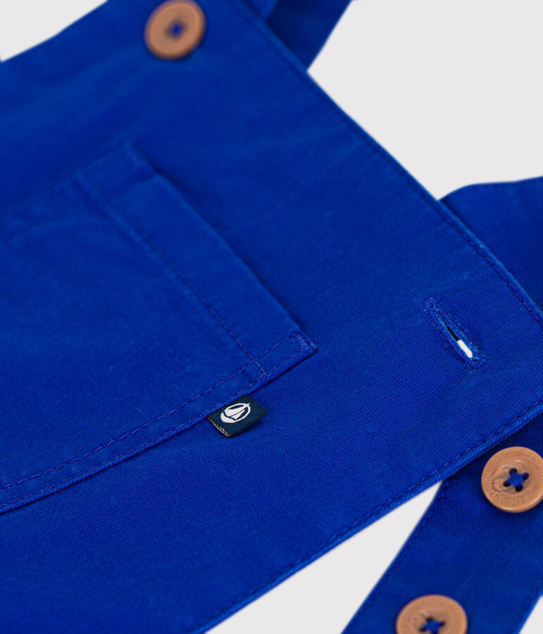 Salopette courte enfant fille bleu SURF