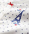 Dors-bien Paris bébé fille en côte blanc MARSHMALLOW/bleu MEDIEVAL