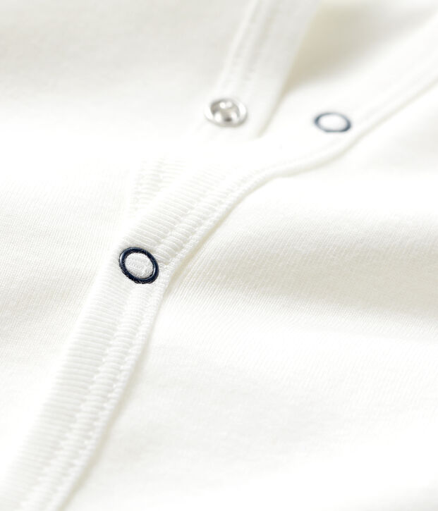 Cardigan en coton b&eacute;b&eacute; blanc