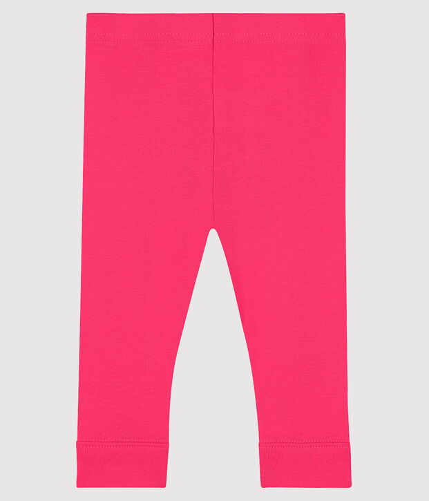 Legging en coton b&eacute;b&eacute; rose