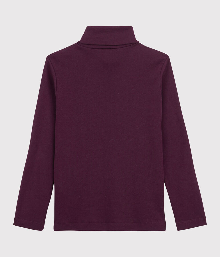Sous-pull en coton enfant fille / gar&ccedil;on violet CEPAGE