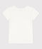 Tee-shirt LE DROIT en coton/lin Femme blanc ECUME