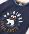 Tee-shirt manches longues garçon bleu SMOKING