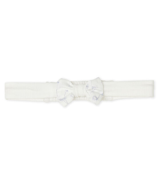 Bandeau bébé fille blanc MARSHMALLOW/blanc MULTICO