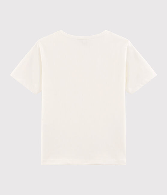 Tee-shirt enfant garcon blanc MARSHMALLOW
