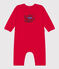 Combinaison longue en molleton bébé rouge CORRIDA