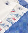 Lot de 3 bodies manches courtes en coton motifs Paris bébé variante 1