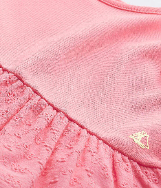 Robe bébé fille manches papillons rose PETAL