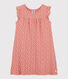 Chemise de nuit fleuri petite fille en coton