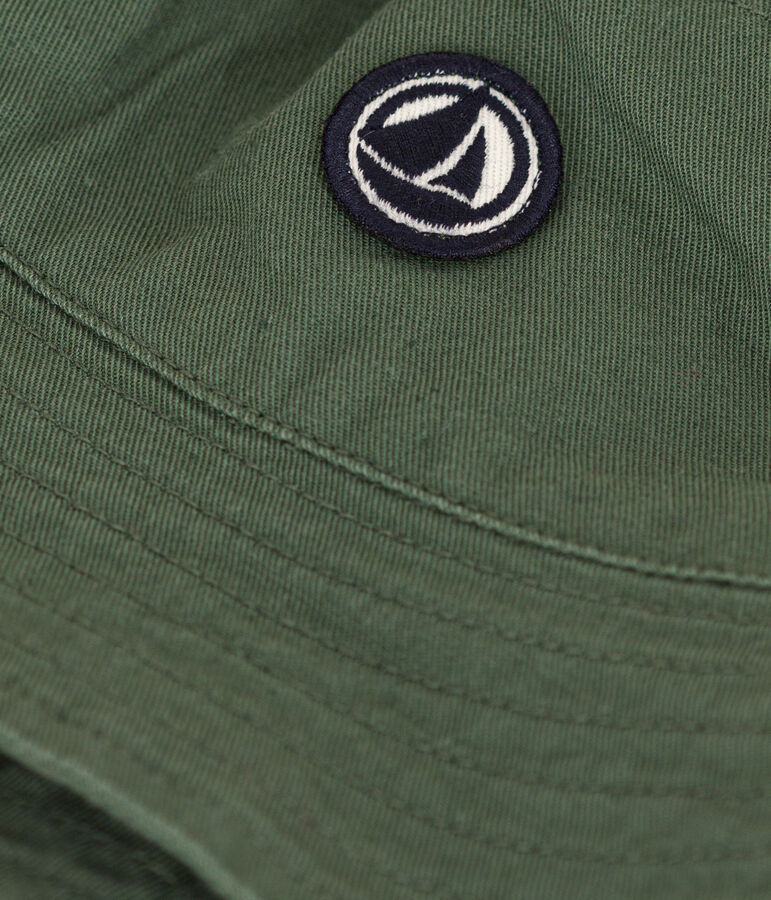 Bob uni en coton b&eacute;b&eacute; vert