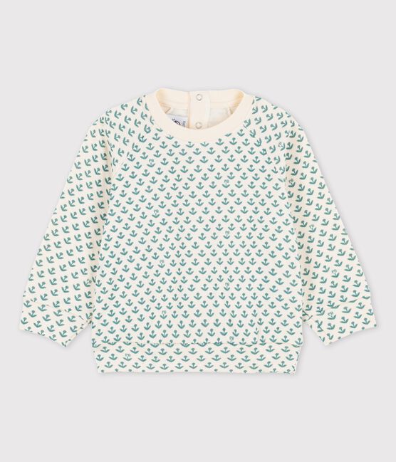 Sweatshirt en tubique bébé blanc AVALANCHE/ BRUT