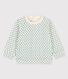 Sweatshirt en tubique bébé