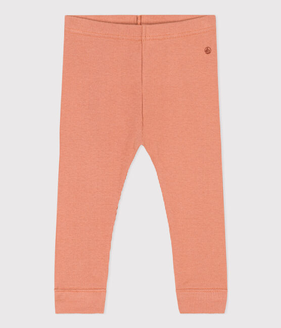Legging en coton bébé rose SIENNA