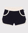 Short en bouclette éponge enfant fille bleu SMOKING