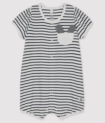 PETIT BATEAU - Combicourt bébé fille en côte