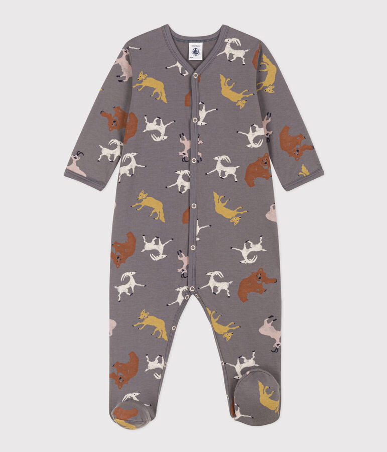 Pyjama b&eacute;b&eacute; animaux en molleton BONGRIS/ MULTICO