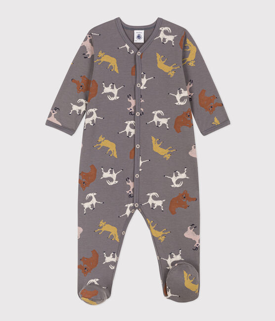 Pyjama bébé animaux en molleton BONGRIS/ MULTICO