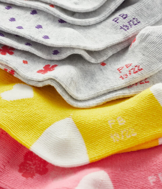 Lot de 5 paires de chaussettes bébé fille variante 2