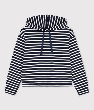 Sweatshirt à capuche en coton Femme