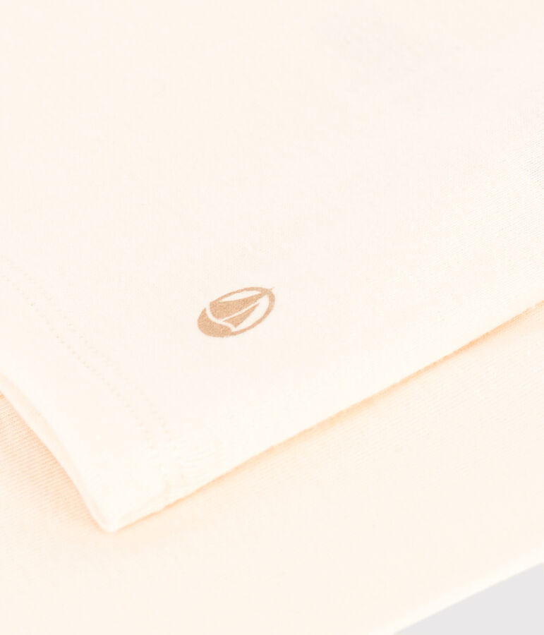 Cardigan en coton enfant fille &eacute;cru AVALANCHE