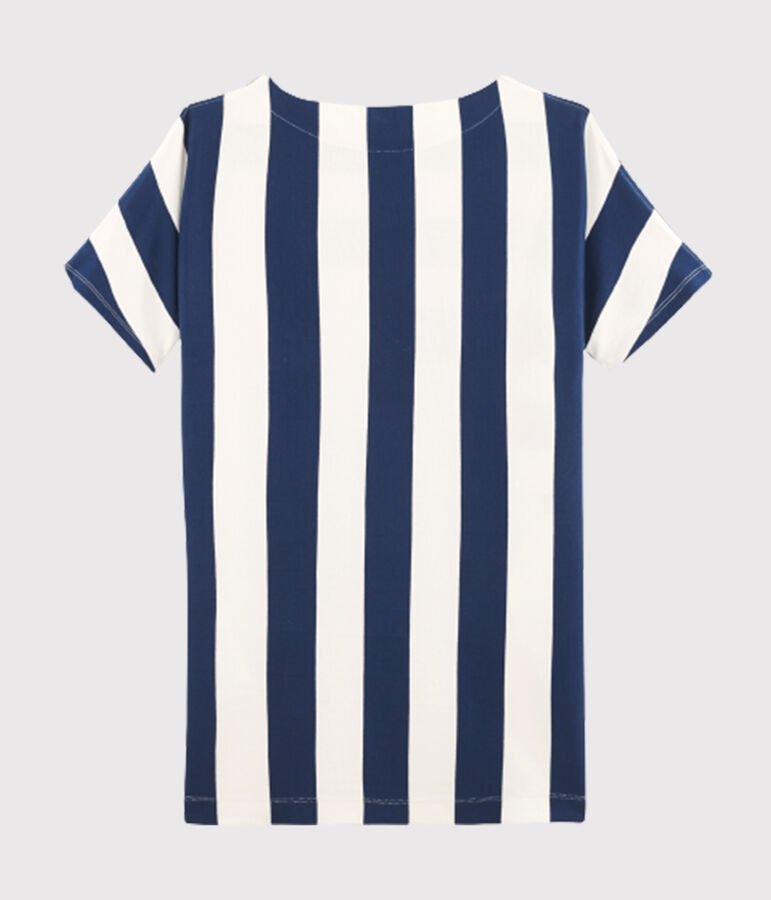 Robe femme bleu MEDIEVAL/blanc MARSHMALLOW