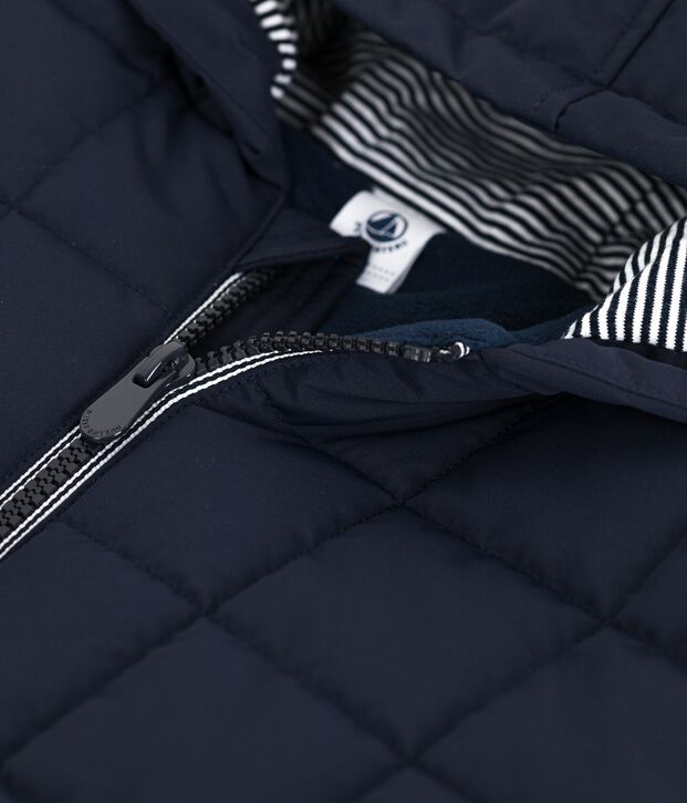 Doudoune fine enfant unie bleu marine