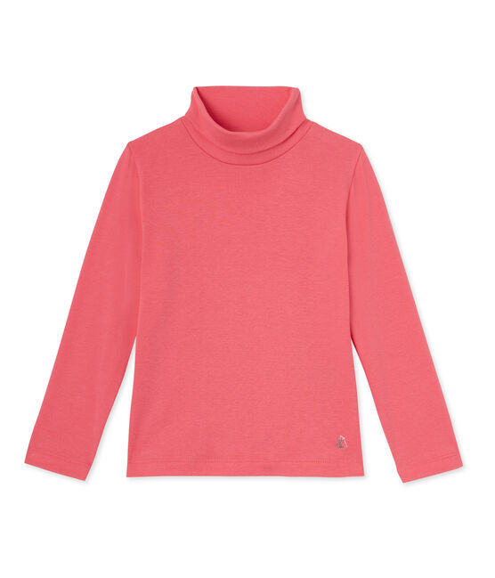 Sous pull enfant uni rose Gelato