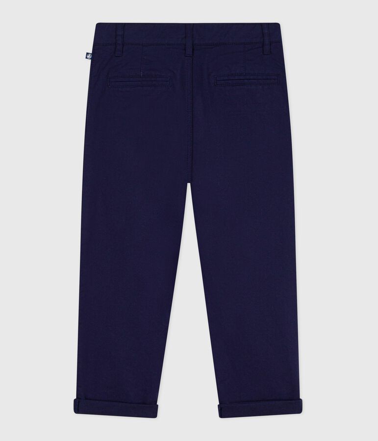 Pantalon enfant en coton bleu SOIR