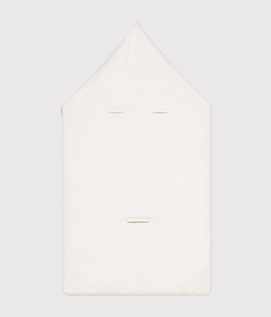 Nid d'ange en tubique bébé blanc MARSHMALLOW