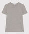 Tee-shirt L'ICONIQUE cocotte en coton Femme gris CHATON CHINE