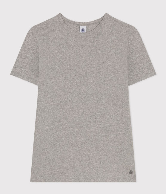 Tee-shirt L'ICONIQUE cocotte en coton Femme gris CHATON CHINE