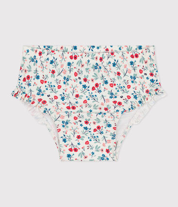 Culotte de bain bébé à volants, imprimée à fleurs