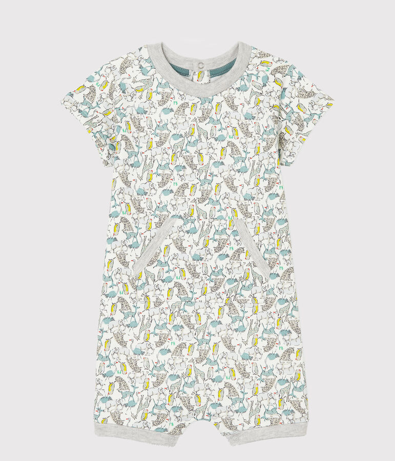 Combicourt b&eacute;b&eacute; gar&ccedil;on imprim&eacute; blanc MARSHMALLOW/blanc MULTICO