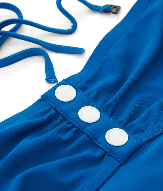 Maillot de bain 1 pièce femme bleu RIYADH