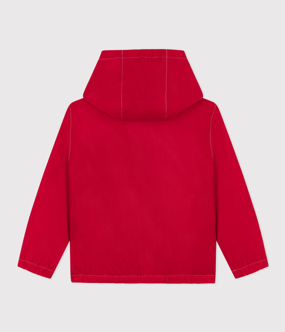 Coupe-vent, matière recyclée enfant fille/garçon rouge PEPS