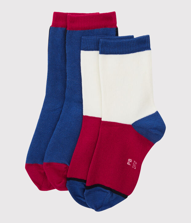Lot de paires de chausettes gar&ccedil;on multicouleur