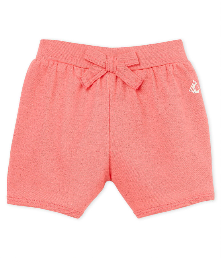 Short brillant b&eacute;b&eacute; fille rose/rose