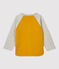 Tee-shirt en coton bébé jaune BOUDOR/ BELUGA