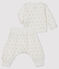 Ensemble 2 pièces bébé mixte en tubique blanc MARSHMALLOW/beige PERLIN