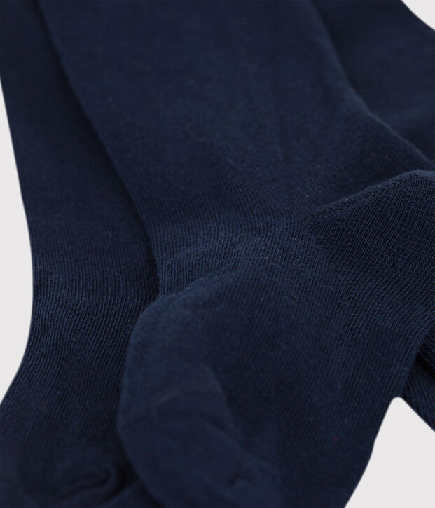 Collant enfant fille bleu marine