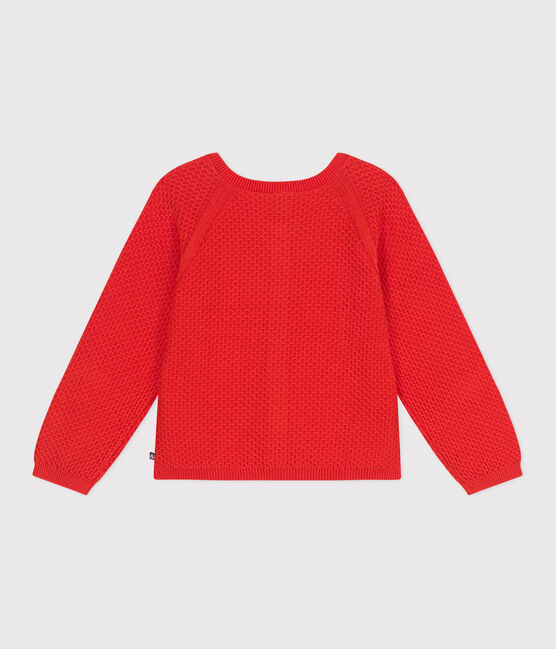 Cardigan enfant en coton point fantaisie SPICY
