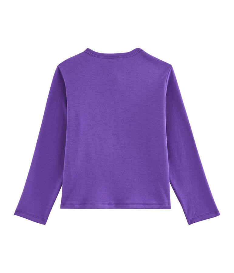 Cardigan enfant fille violet