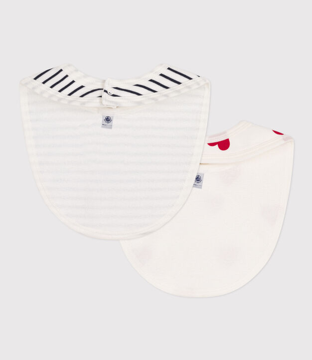 Lot de bavoirs b&eacute;b&eacute; en coton multicouleur