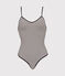 Maillot de bain 1 pièce bleu ABYSSE/blanc LAIT
