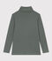 Sous-pull en coton enfant fille / garçon vert THUYA