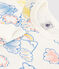 Pyjama ajusté en coton imprimé arc-en-ciel enfant blanc MARSHMALLOW/blanc MULTICO