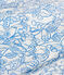 Robe enfant en coton manches courtes imprim&eacute; bleu/bleu