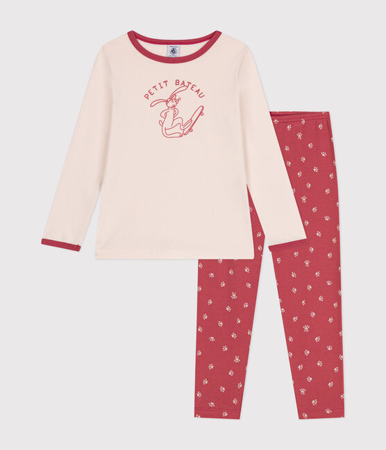 Pyjama garçon manches longues en coton PANACOTTA/ MULTICO